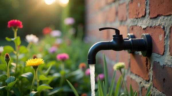 Installer un robinet mural extérieur pour un jardin pratique
