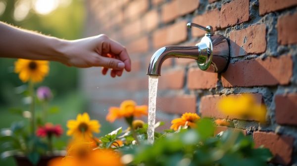Les meilleurs conseils pour poser un robinet mural au jardin
